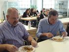 In Chemnitz, with Bernd Kortmann, as External Examiners, July 2011